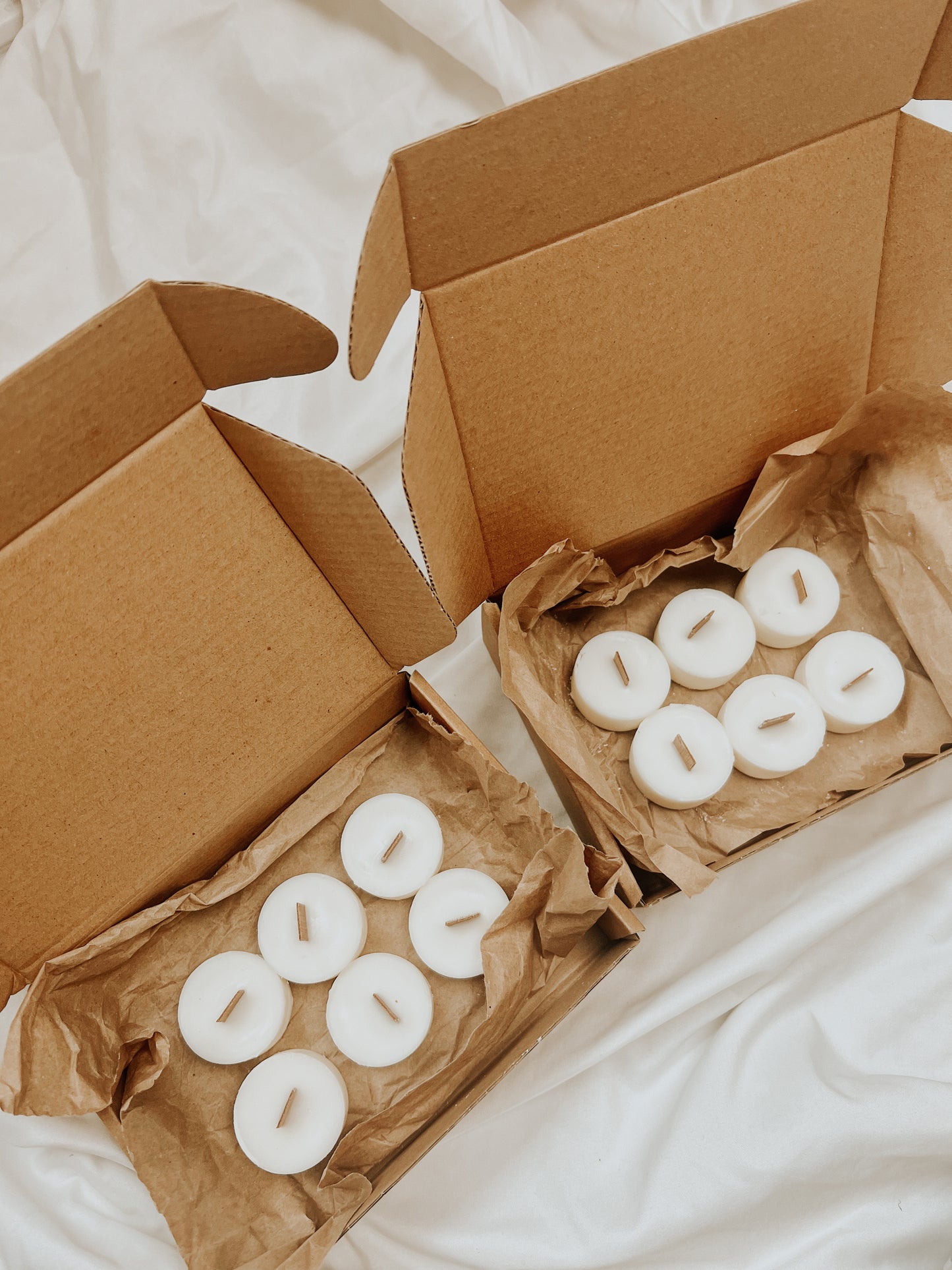 Eco Unscented Tealight Candles Set | Vegan | Cruelty-Free | Zero Waste | Biodegradable | Non-Toxic!!!!