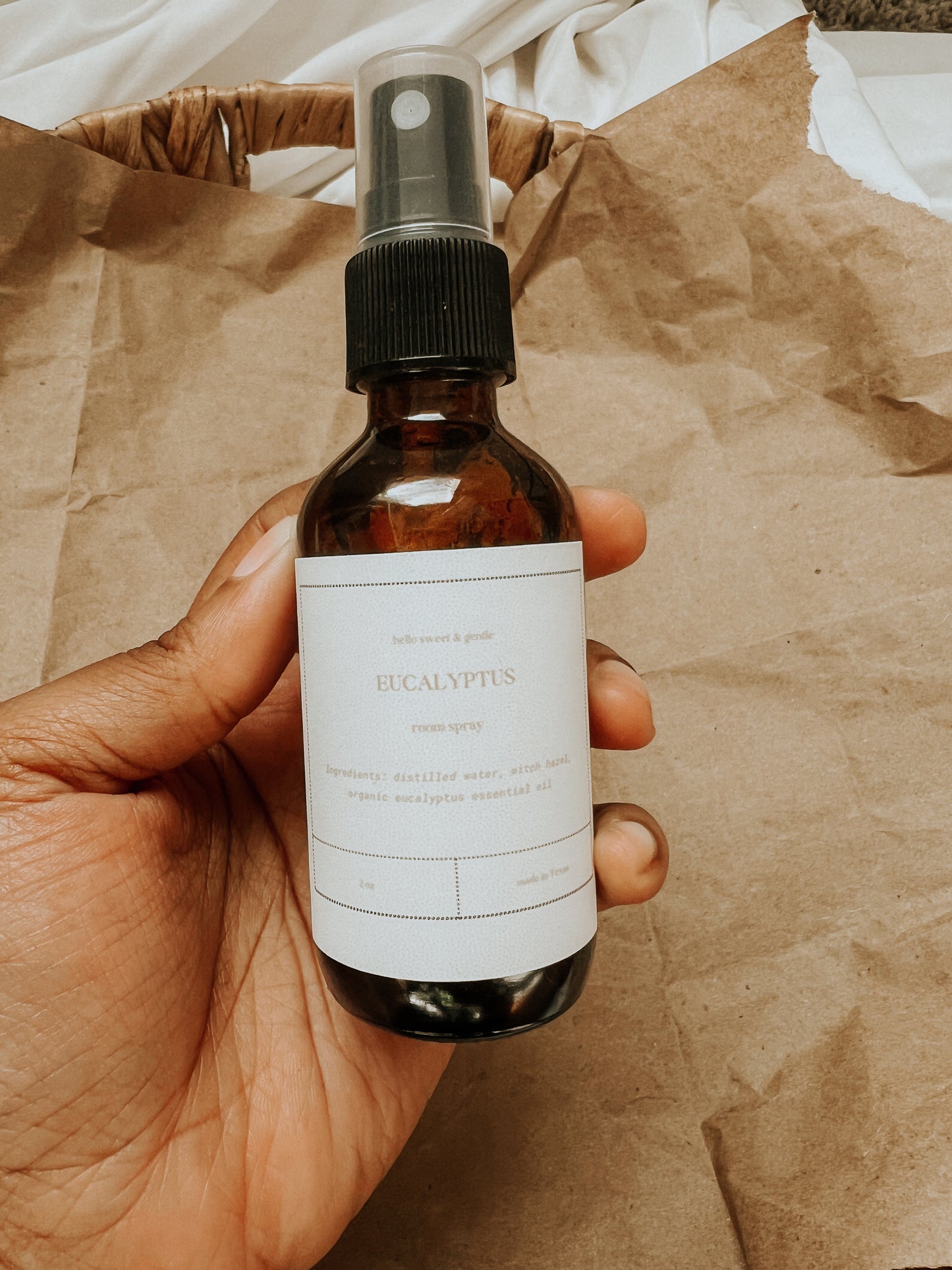 Eco Room Spray | 2 oz | Vegan, Cruelty-Free, Zero Waste Gift | Non-Toxic Essential Oils | Organic | Biodegradable!!