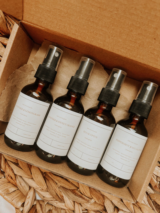 Eco Room Spray | 2 oz | Vegan, Cruelty-Free, Zero Waste Gift | Non-Toxic Essential Oils | Organic | Biodegradable!!