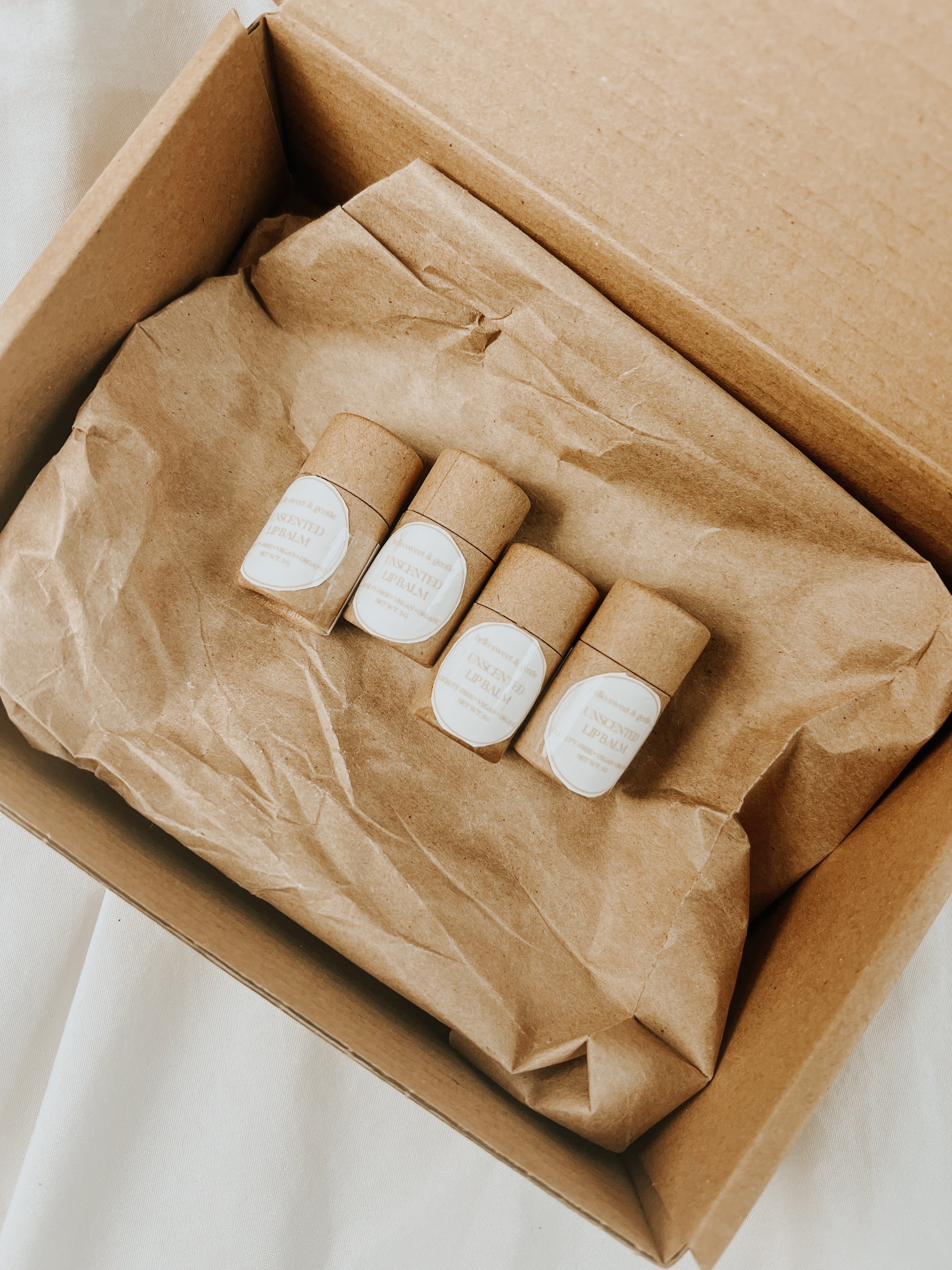 Organic Eco Lip Balms | Eco Friendly | Biodegradable Paper Tube | Plastic-Free | Organic Ingredients |  Zero Waste | Handmade!!!