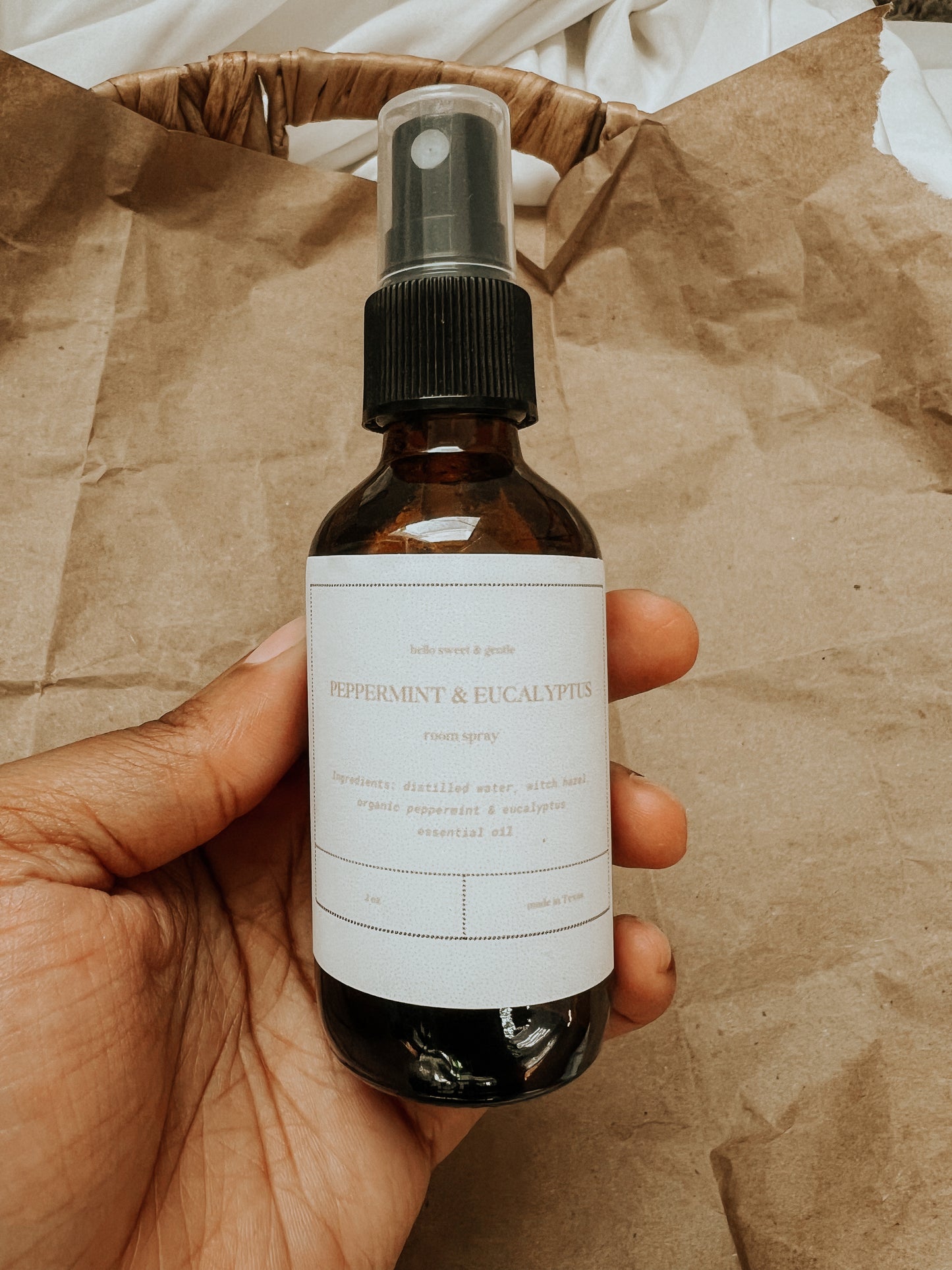 Eco Room Spray | 2 oz | Vegan, Cruelty-Free, Zero Waste Gift | Non-Toxic Essential Oils | Organic | Biodegradable!!