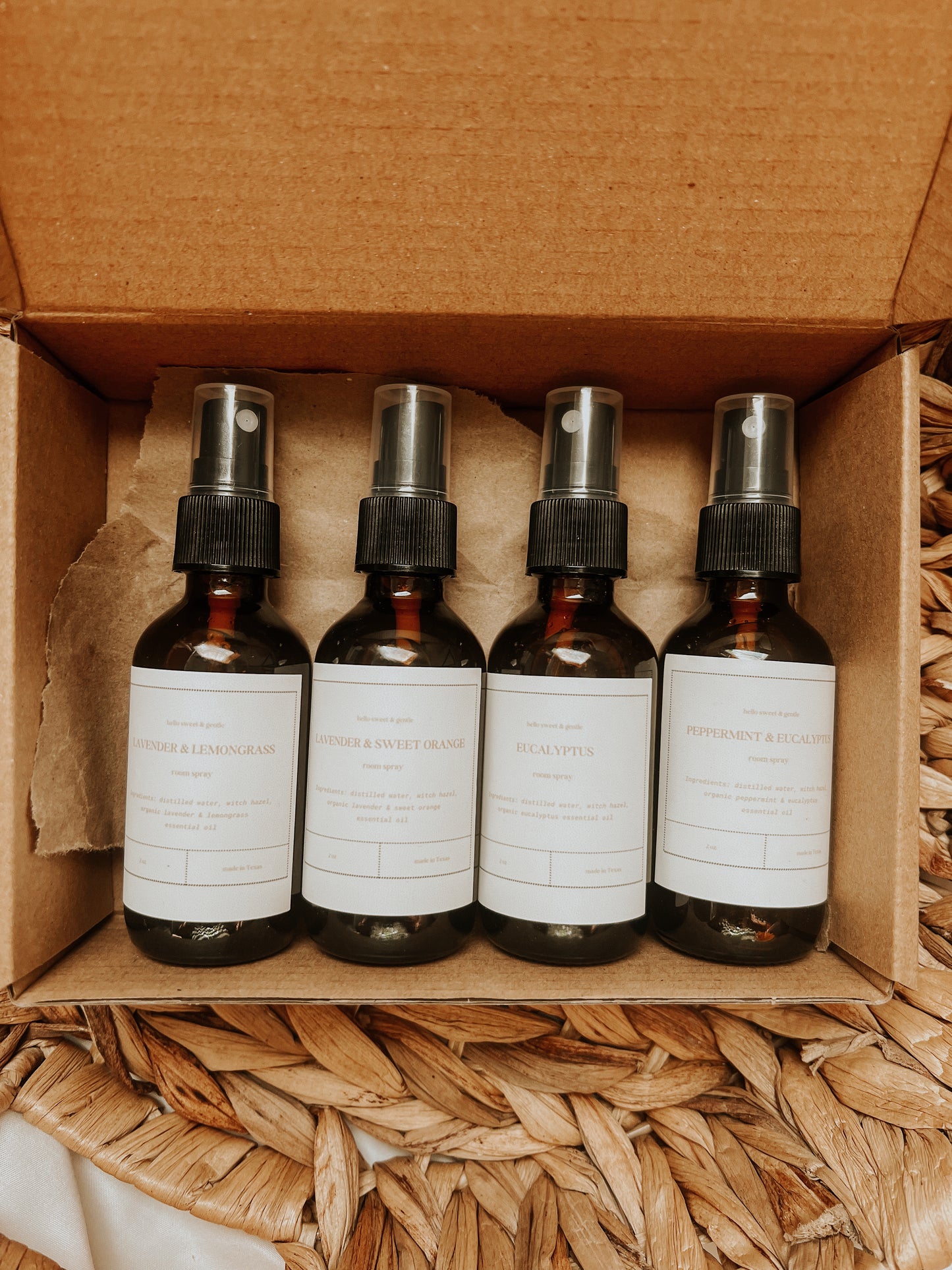 Eco Room Spray | 2 oz | Vegan, Cruelty-Free, Zero Waste Gift | Non-Toxic Essential Oils | Organic | Biodegradable!!