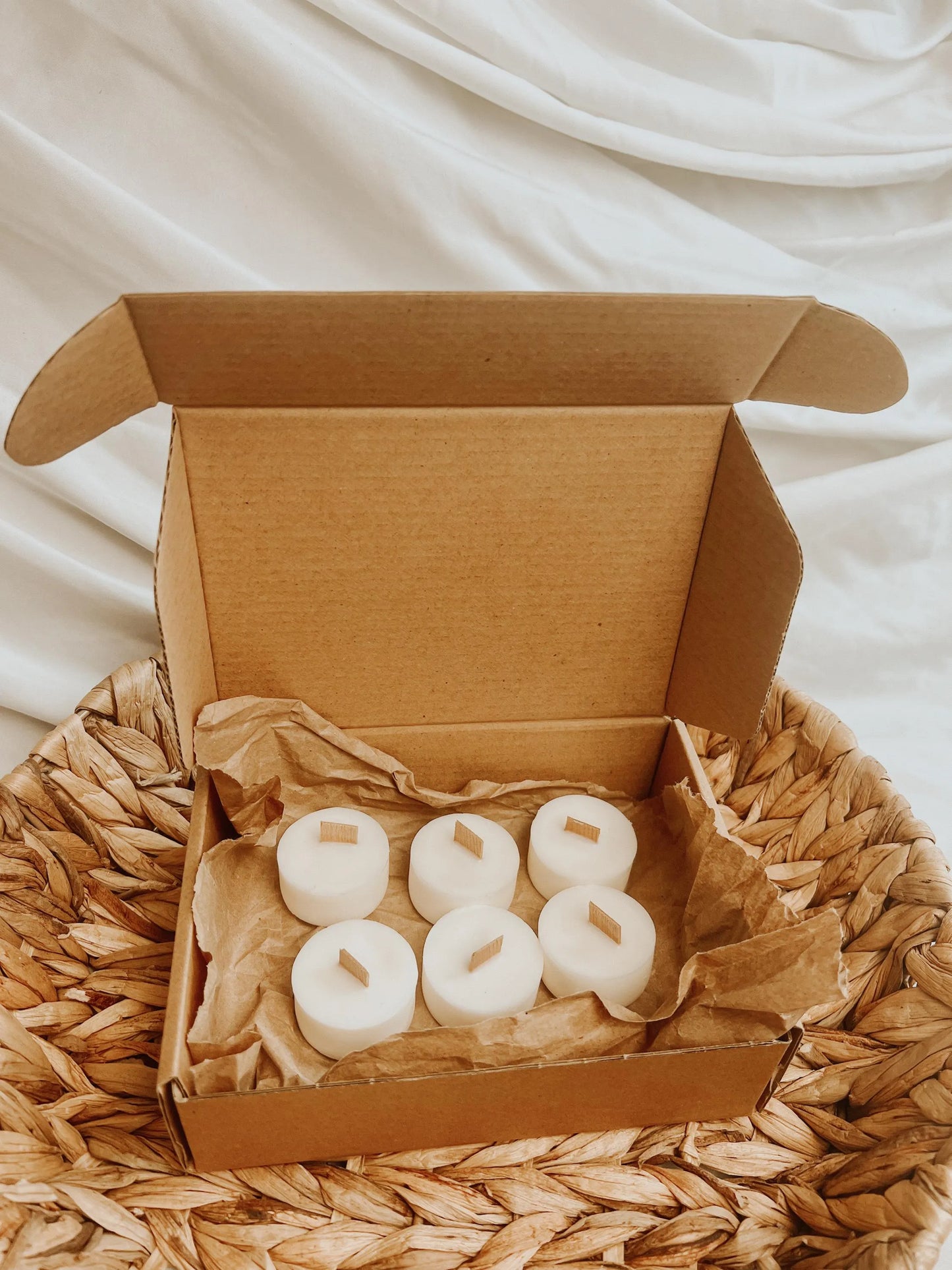 Eco Unscented Tealight Candles Set | Vegan | Cruelty-Free | Zero Waste | Biodegradable | Non-Toxic!!!!