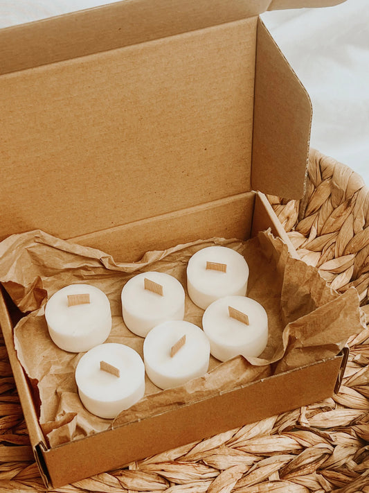 Eco Unscented Tealight Candles Set | Vegan | Cruelty-Free | Zero Waste | Biodegradable | Non-Toxic!!!!